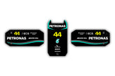 "MERCEDES F1 2023" STICKER KIT FANATEC PODIUM BASE DD1/DD2